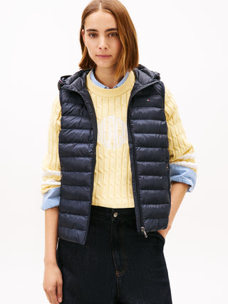 Tommy Hilfiger Väst Dam – Padded Global Stripe Vest