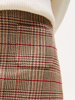 Tommy Hilfiger Kjol Dam – Beige Mini Skirt