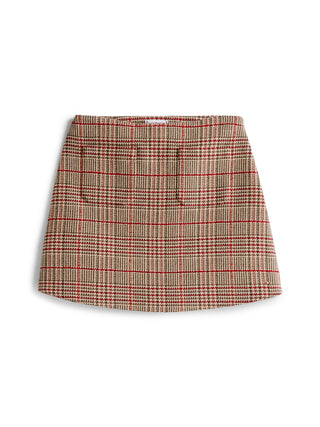 Tommy Hilfiger Kjol Dam – Beige Mini Skirt