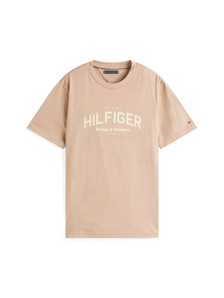 Tommy Hilfiger T-shirt Herr – Monotype Logo Tee Coastal Taupe