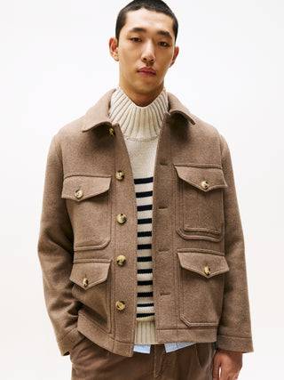 Tommy Hilfiger Jacka Herr – Ullmix Military Jacket