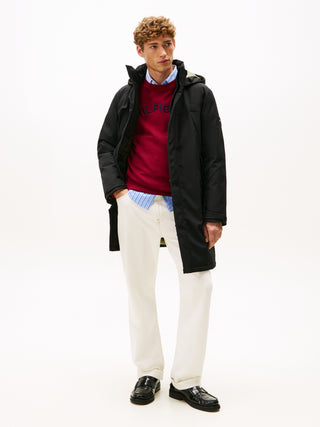 Tommy Hilfiger Parkas Herr – Svart Tech Hooded Padded Parka