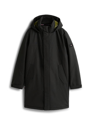 Tommy Hilfiger Parkas Herr – Svart Tech Hooded Padded Parka