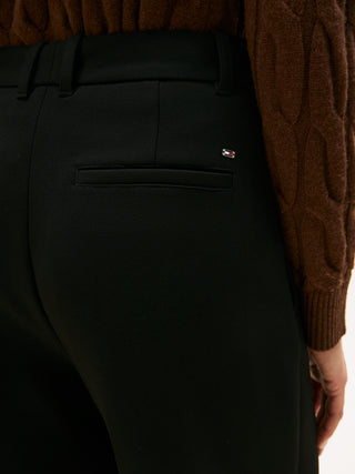 Tommy Hilfiger Byxor Dam – Svarta Rakbenta Kostymbyxor