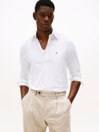 Tommy Hilfiger Skjorta Herr – Performance Tech Twill Shirt i Vit