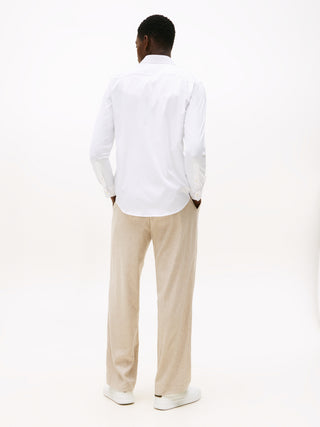 Tommy Hilfiger Skjorta Herr – Performance Tech Twill Shirt i Vit