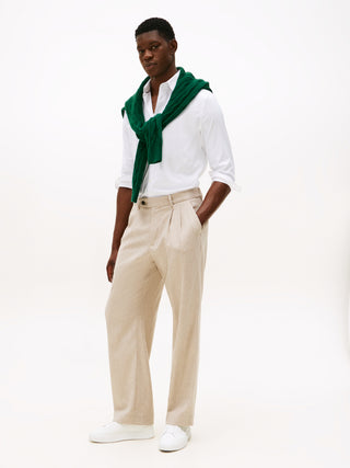 Tommy Hilfiger Skjorta Herr – Performance Tech Twill Shirt i Vit
