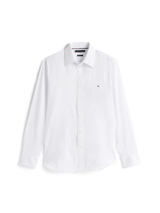 Tommy Hilfiger Skjorta Herr – Performance Tech Twill Shirt i Vit