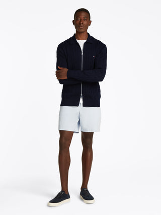 Classic Calbe Polo Zip Navy