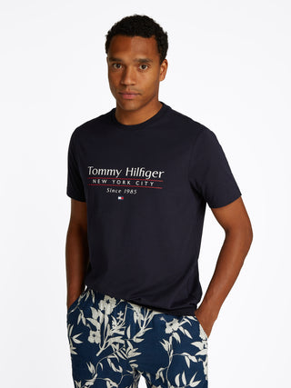 Hilfiger Center Stack Tee Desert Sky