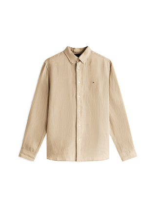 Linen Skjorta BROWN