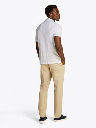 Pure Linen Reg Polo Sand