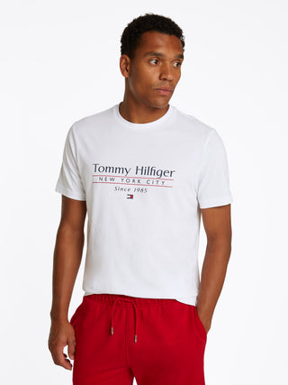 Hilfiger Center Stack Tee WHITE