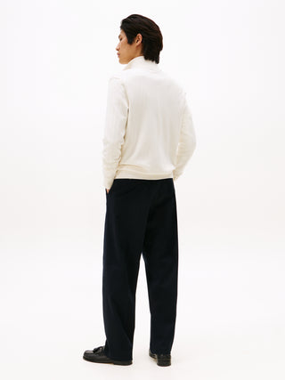 Tommy Hilfiger Cotton Zip Tröja Vit Herr