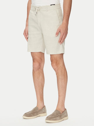 LINEN SHORTS Light Beige