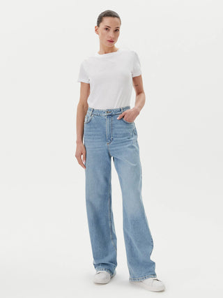 BOSS T-shirt Dam – Vit Premium T-shirt med logo Esogo 2