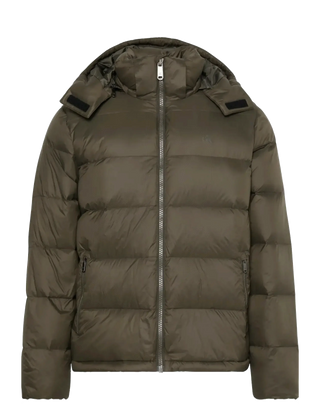 Calvin Klein Dun Jacka Herr Dark Green