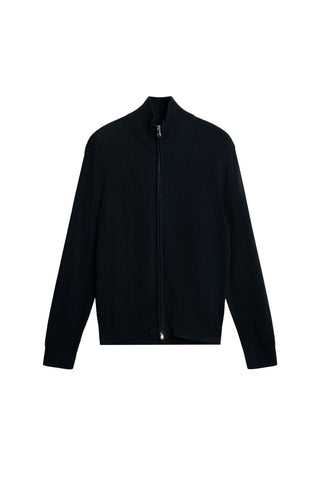 J Lindeberg Alexis Full Zip Cardigan Mörk Blå Herr
