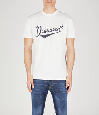 Dsquared2 Tshirt Logo Vit Herr