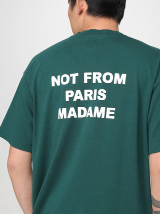 Le Tshirt Slogan Green