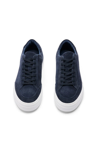 J.Lindeberg Art Signature Suede Sneaker JL Navy