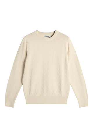 J.Lindeberg Arthur Knit Org Cotton Moonbeam