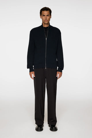 J Lindeberg Alexis Full Zip Cardigan Mörk Blå Herr