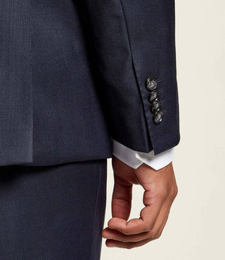 BOSS H-Huge Dubbelknäppt Kostym Navy Herr