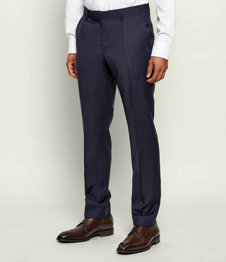 BOSS H-Huge Dubbelknäppt Kostym Navy Herr