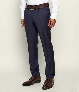 BOSS H-Huge Dubbelknäppt Kostym Navy Herr