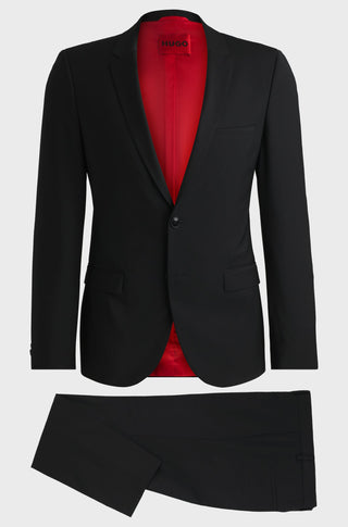 Slim-fit suit BLACK