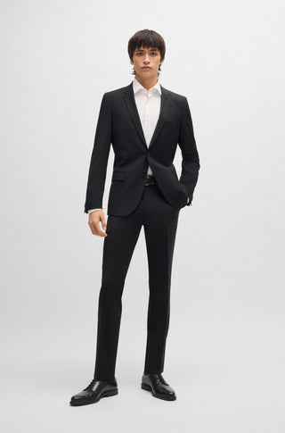 Slim-fit suit BLACK