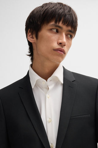 Slim-fit suit BLACK