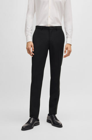 Slim-fit suit BLACK