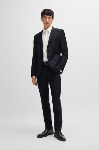 Slim-fit suit BLACK