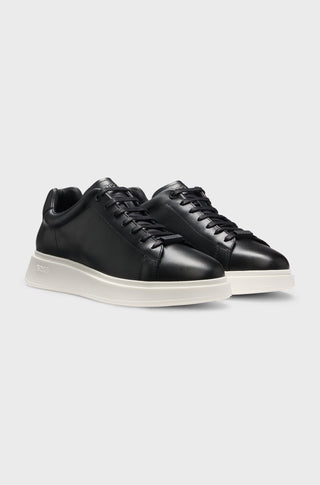 BOSS Bulton Runn Läder Sneakers Herr 001 Black