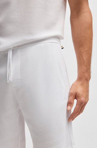 Waffle Shorts White