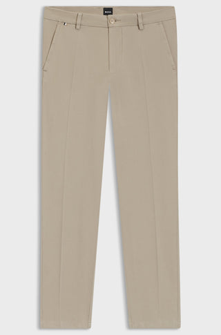 H Kaiton Slim Fit Byxor - Strukturerad Bomull Beige