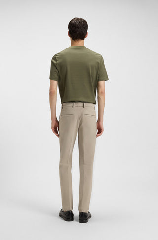 H Kaiton Slim Fit Byxor - Strukturerad Bomull Beige