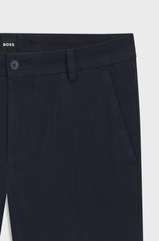 H Kaiton Slim Fit Byxor - Strukturerad Bomull Dark Blue