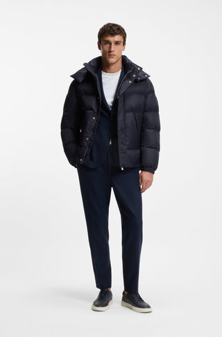 BOSS Corbinian Jacket Herr – Vattenavvisande Monogram Dark Blue