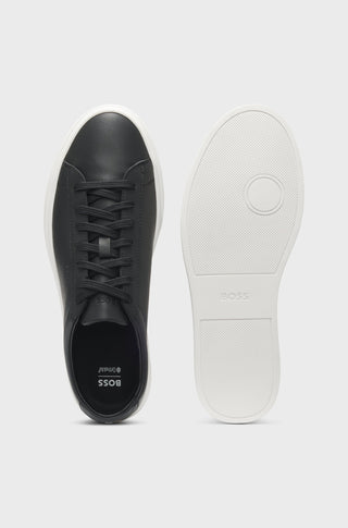 BOSS Kieran Tenn Sneakers i Läder Herr