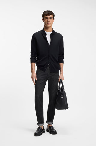 BOSS Delaware Slim Fit Jeans Herr Svarta