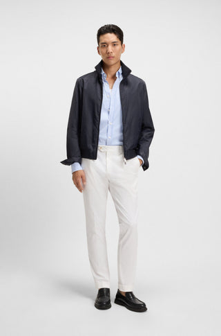 Boss Monogram Jacquard Jacka Herr Navy