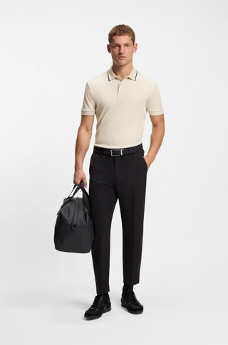 BOSS Paddy Slim Fit Piké Herr Beige