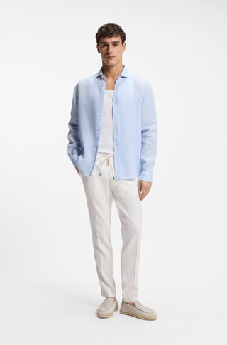 Boss H-Kane Byxor i Linneblandning Herr