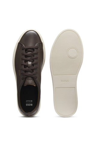 BOSS Kieran Tenn Sneakers i Läder Herr