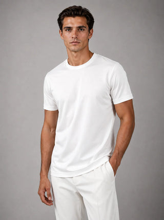 Mandro Signature Glossy T-shirt White