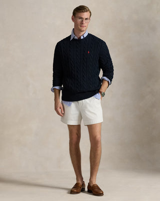 Ralph Lauren Cable Knit Tröja Marin Blå Herr