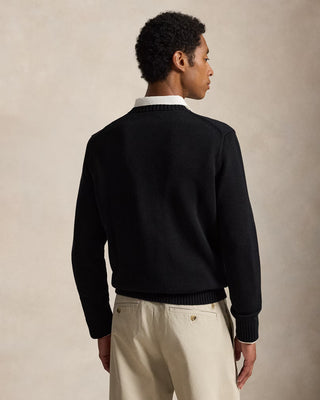 Polo Ralph Lauren Cotton Crewneck Sweater Black